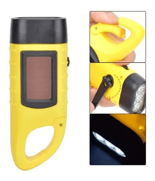 Mini Linterna led solar Manivela recargable LTL7