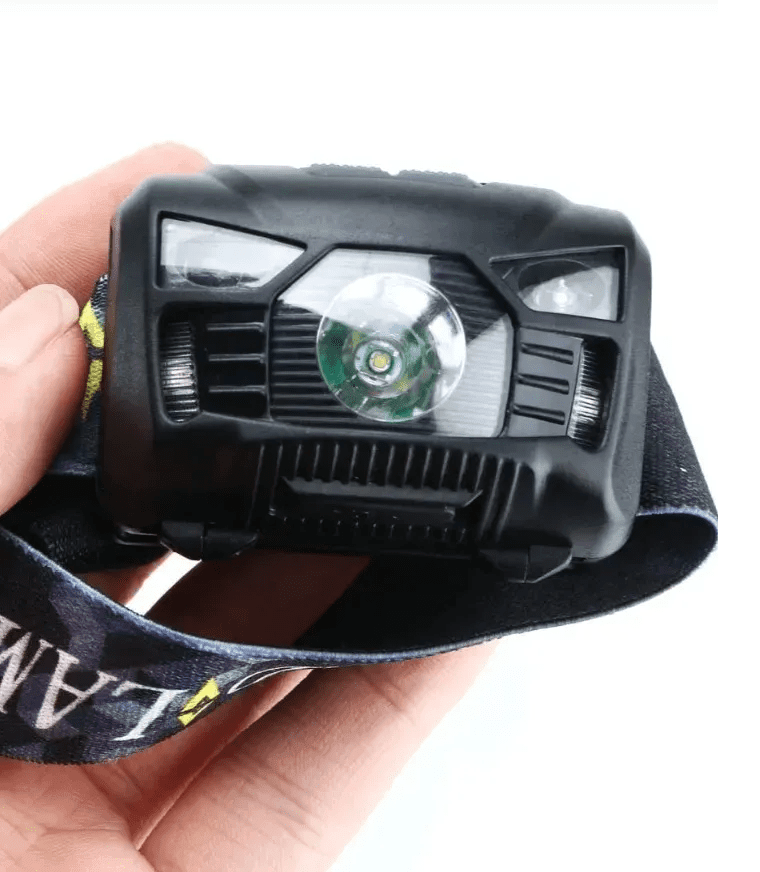 Mini Linterna Frontal Led Recargable Usb Led Rojo Y Blanco LTL6