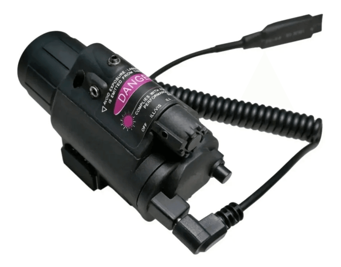 Linterna Led Con Laser Punto Rojo 20mm MLT3