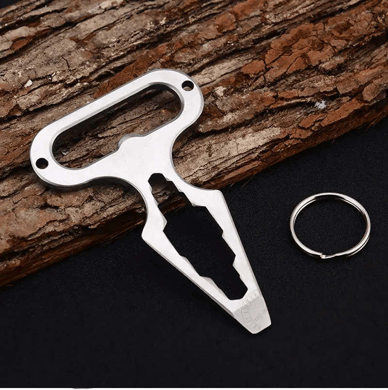 Llavero Multiherramienta Abrebotellas Destornillador Defensa EDC2