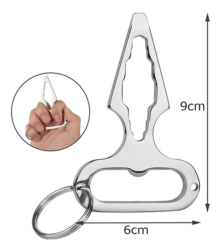 Llavero Multiherramienta Abrebotellas Destornillador Defensa EDC2