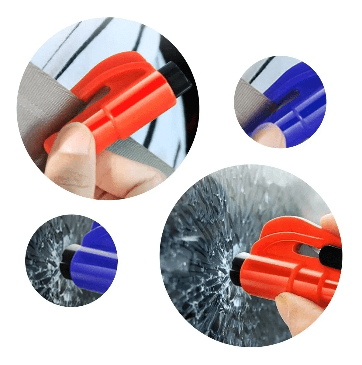 Llavero Seguridad Auto Rompe vidrio Corta cinturon LL2