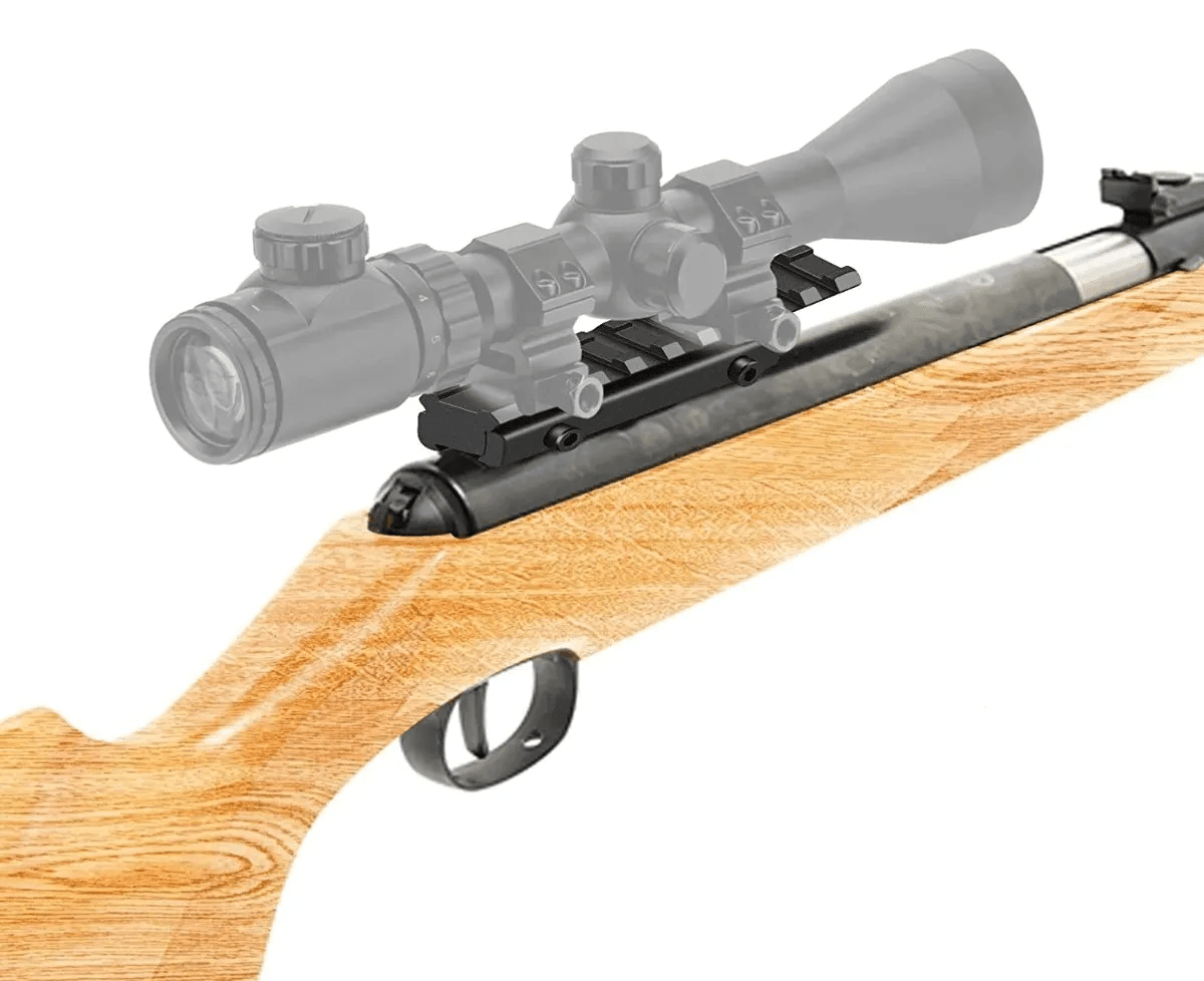 Montura adaptador mira telescopica riel picatinny 11a20 mm MTR6