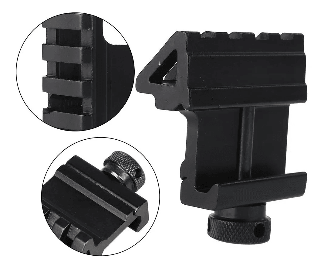 Montura mira telescopicas con soporte linterna laser MTR8