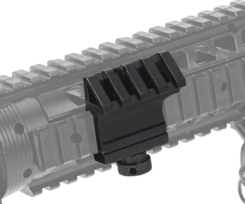 Montura mira telescopicas con soporte linterna laser MTR8