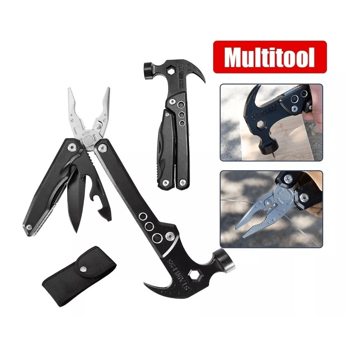 Martillo Alicate Multiherramienta Camping Supervivencia HT05