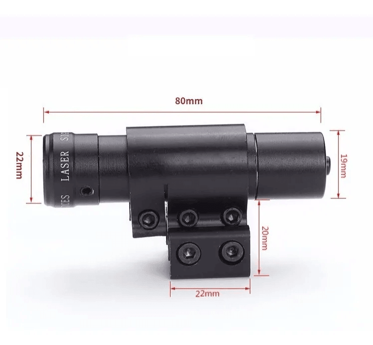 Mira laser punto rojo 20mm MLT19