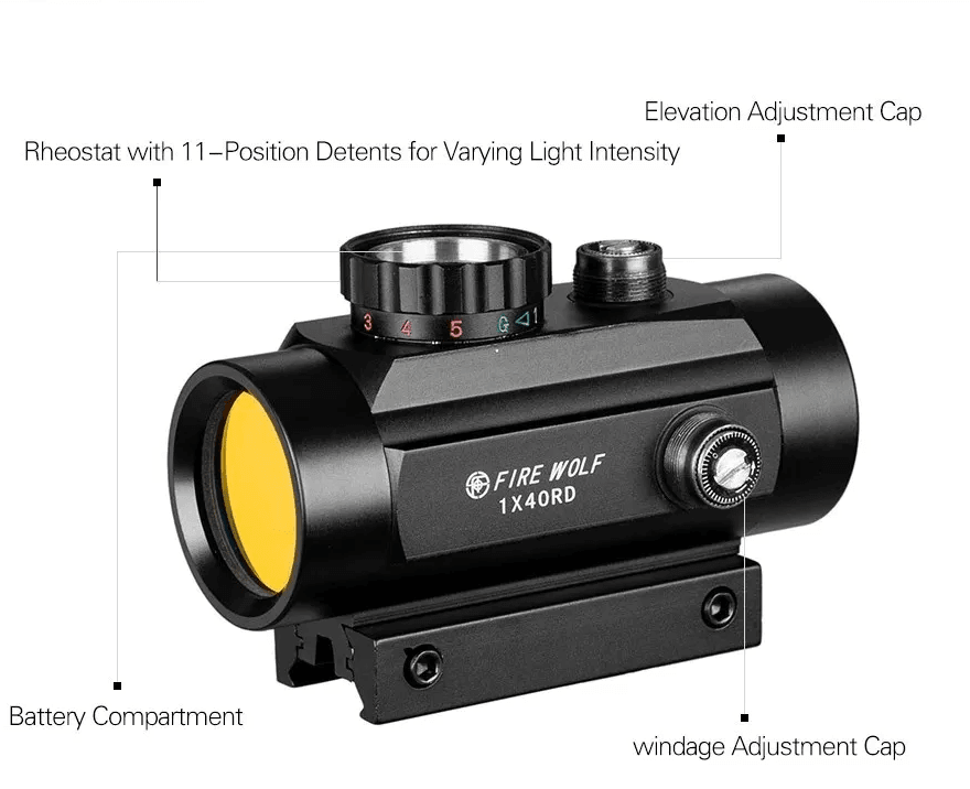 Mira Holografica Red Dot 1x40 MLT9