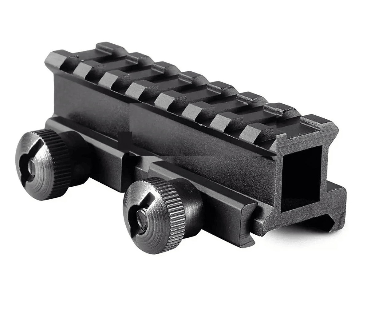 Montura alzador mira Picatinny 20mm a 20mm MTR14