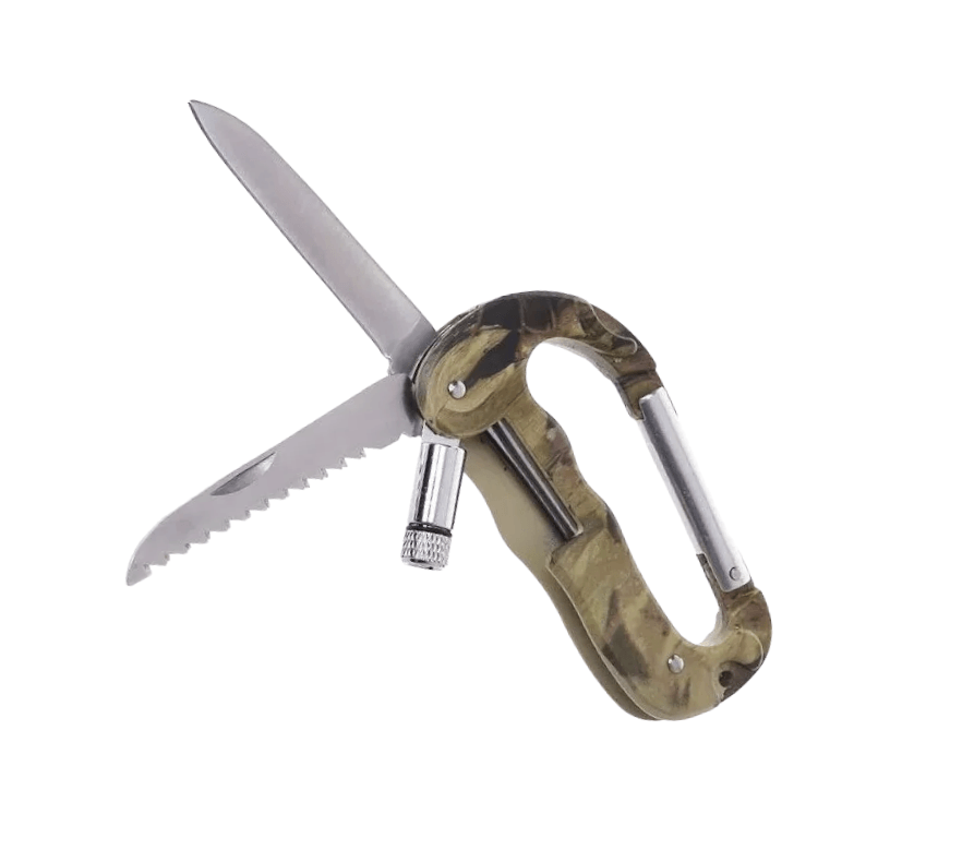 Mosqueton Llavero Multifuncion Luz Led MT5