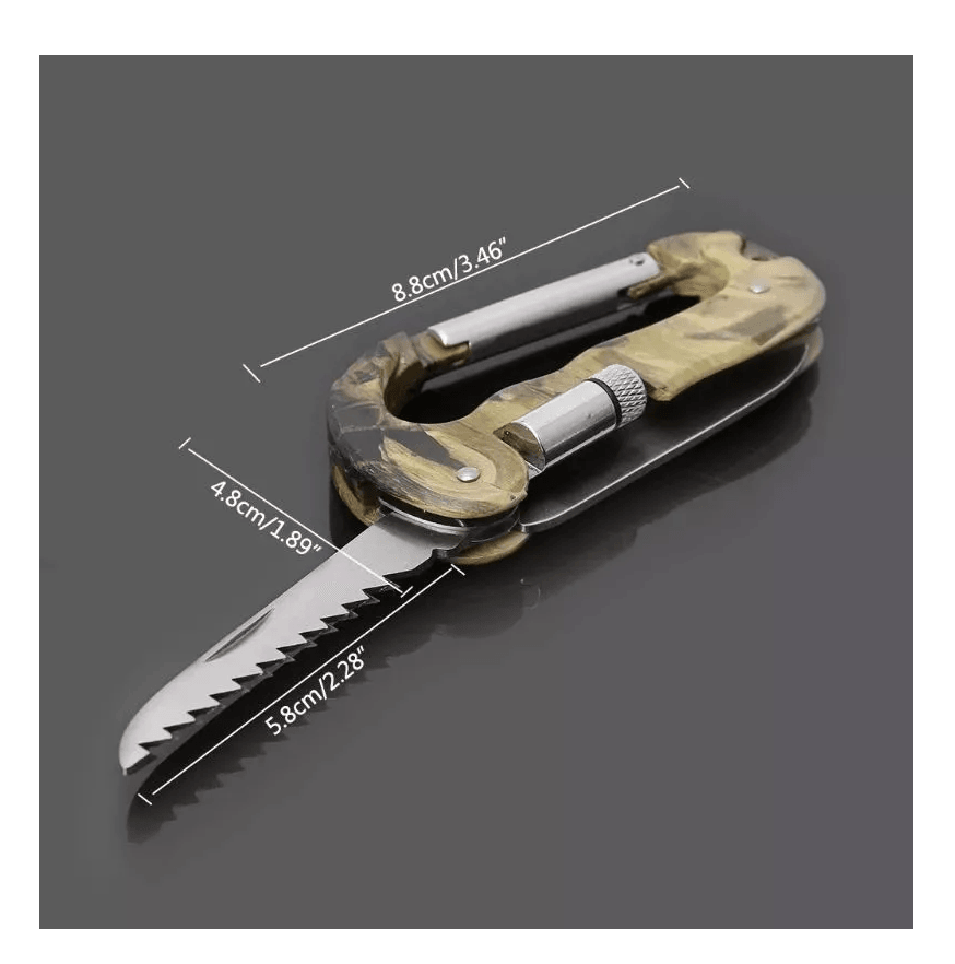 Mosqueton Llavero Multifuncion Luz Led MT5