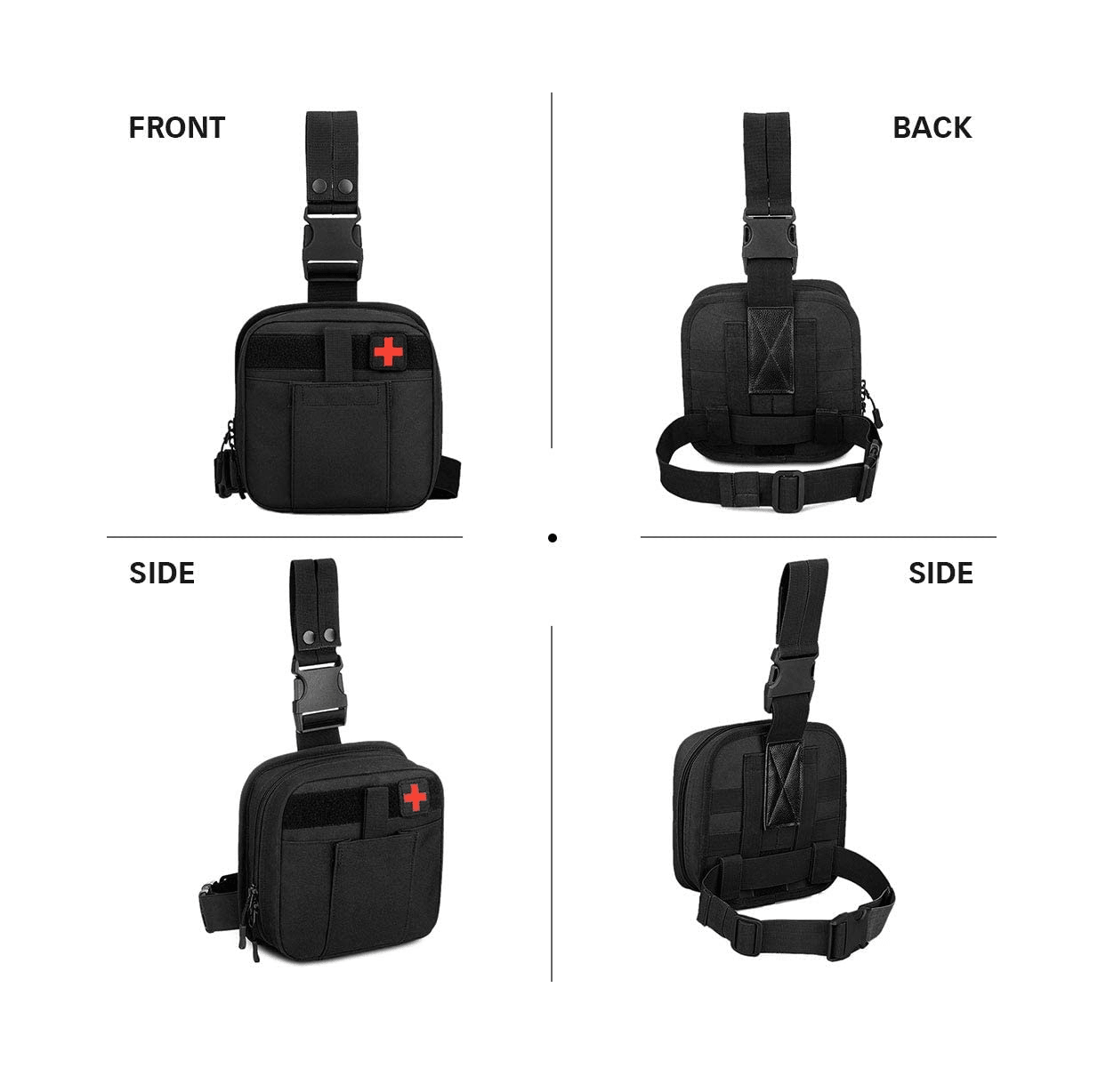 Pouch Muslera Tactico Molle Primeros Auxilios PBM23