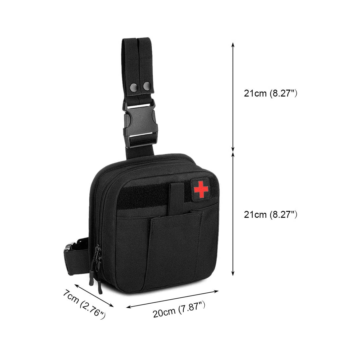 Pouch Muslera Tactico Molle Primeros Auxilios PBM23