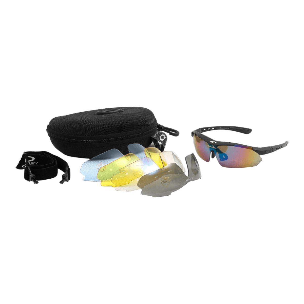 Lentes sol polarizados proteccion UV40 5 micas intercambiables GMA16