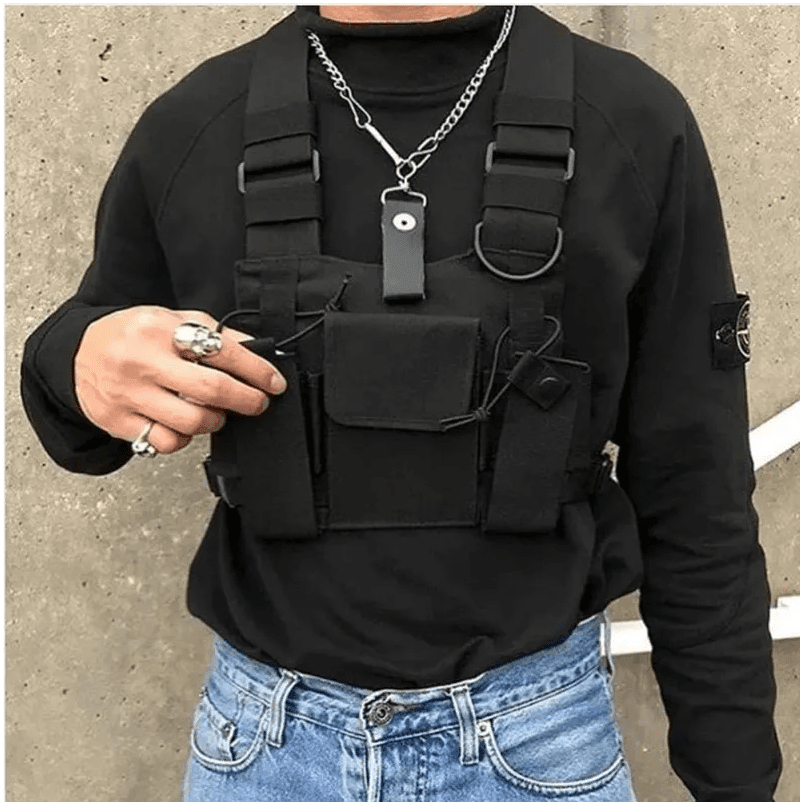 Chaleco Bolso De Pecho Porta Radio HIP HOP CL1