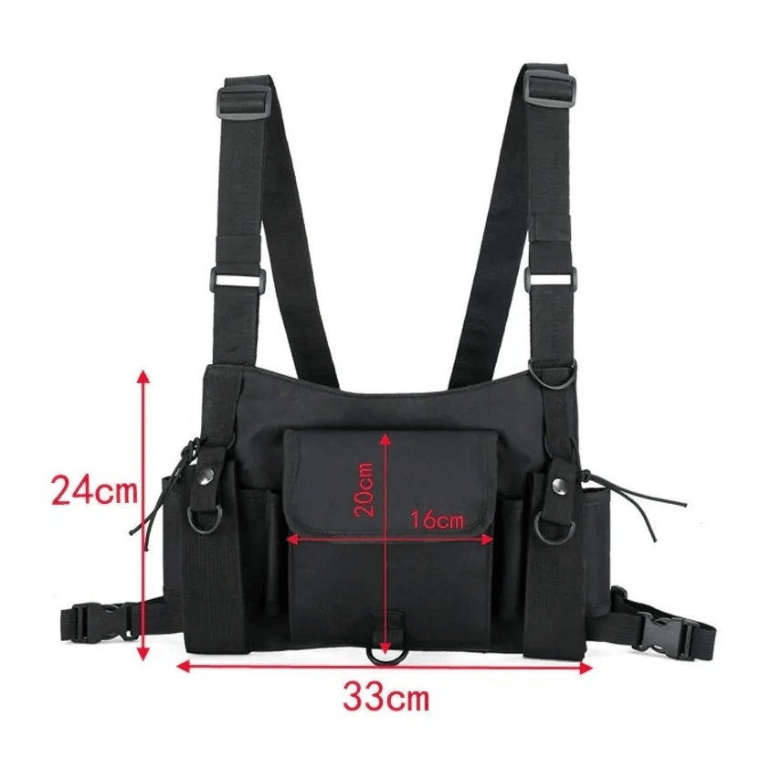 Chaleco Bolso De Pecho Porta Radio HIP HOP CL1