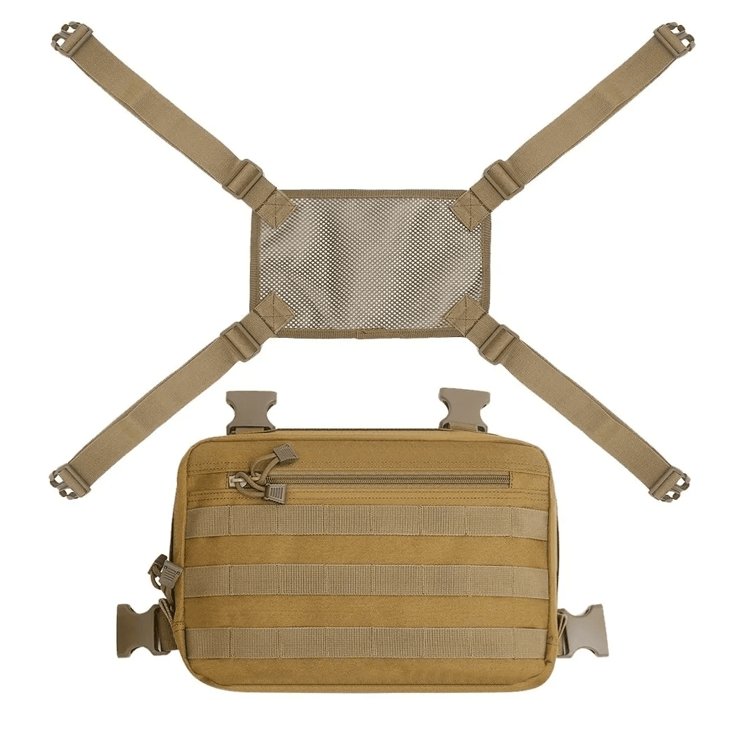 Bolso Táctico De Pecho Con Sistema Molle P2