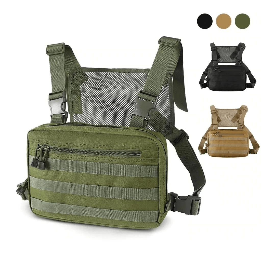 Bolso Táctico De Pecho Con Sistema Molle P2