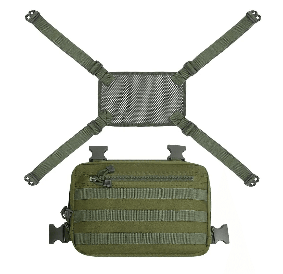 Bolso Táctico De Pecho Con Sistema Molle P2