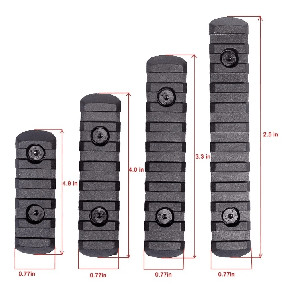 Pack 4 Rieles Picatinny 20mm MTR15
