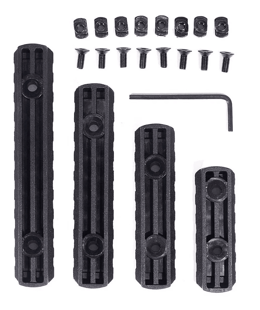 Pack 4 Rieles Picatinny 20mm MTR15
