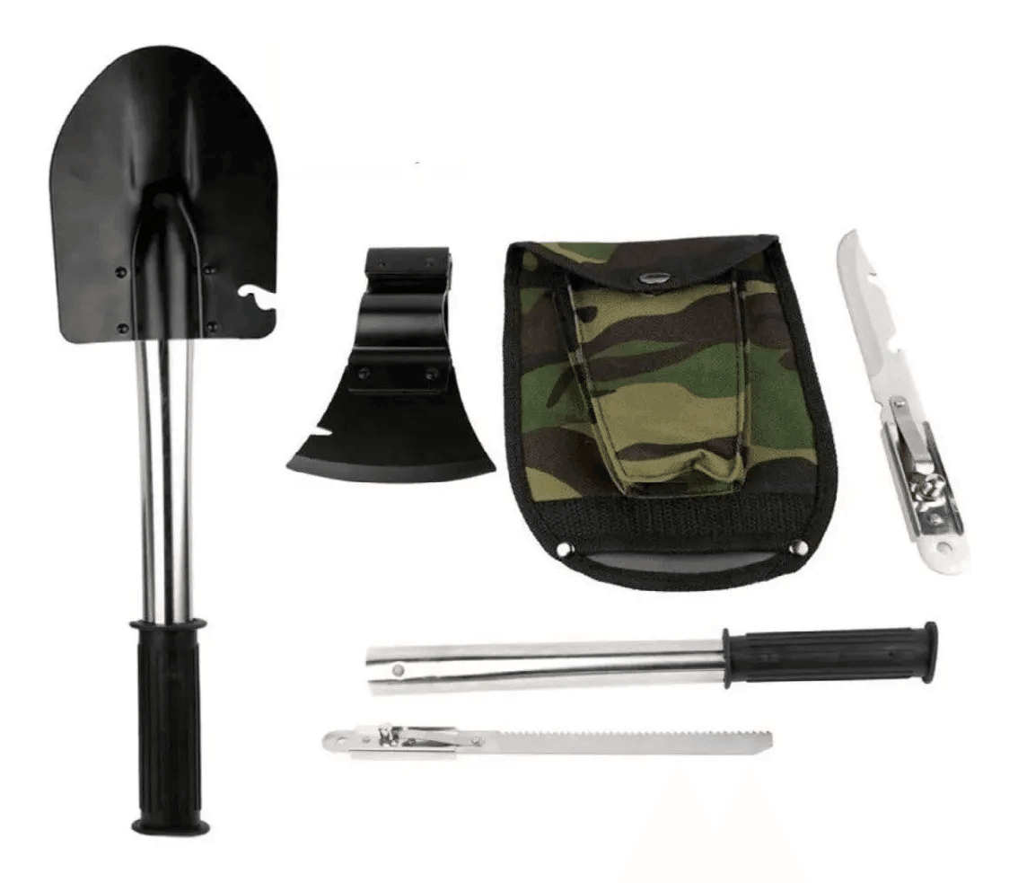 Pala Multifuncional 4en1 Cuchillo Hacha Sierra CHMP2