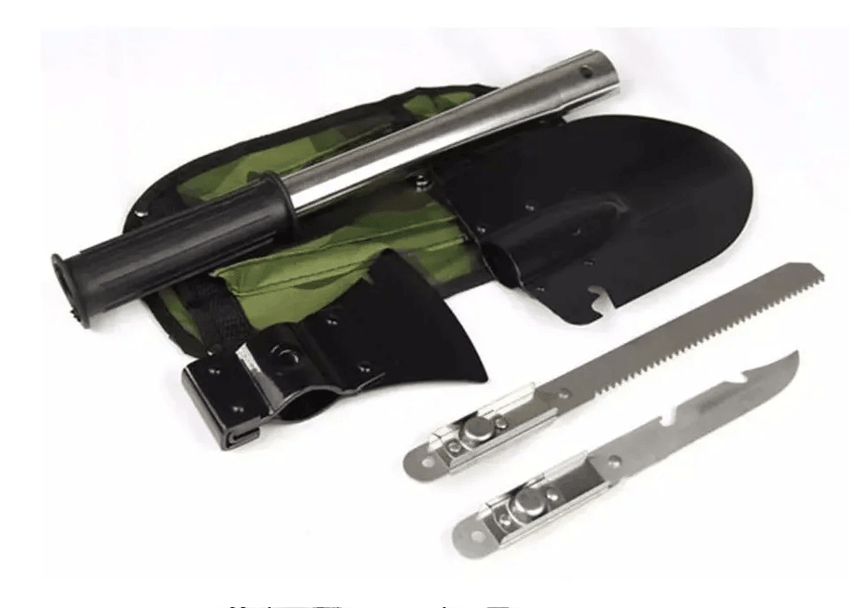 Pala Multifuncional 4en1 Cuchillo Hacha Sierra CHMP2