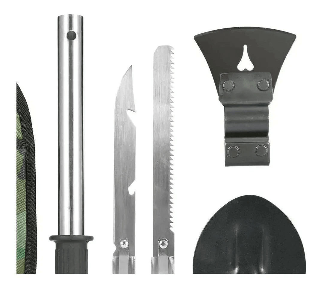 Pala Multifuncional 4en1 Cuchillo Hacha Sierra CHMP2