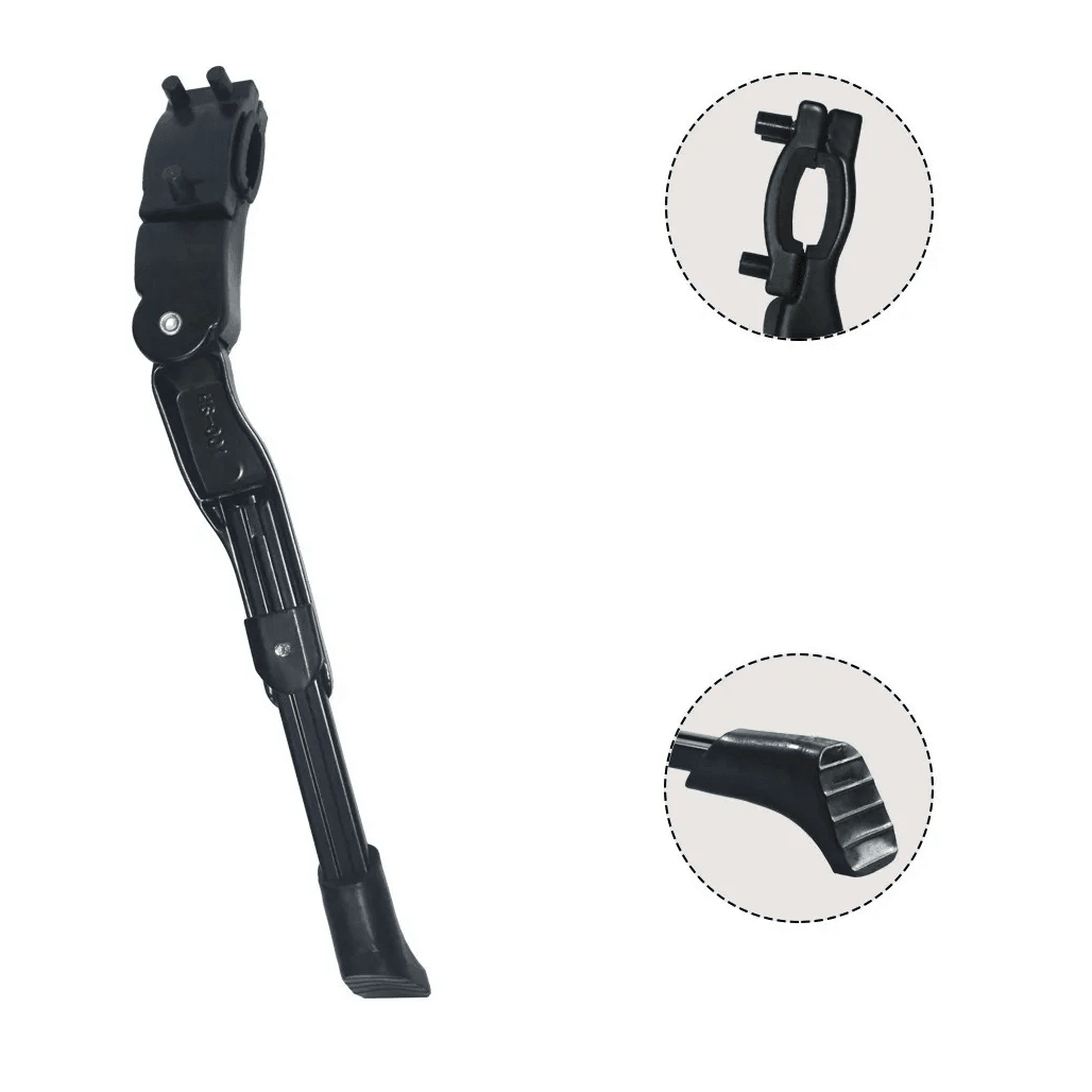 Pata Apoyo Bicicleta Ajustable con Soporte Aluminio SCT13