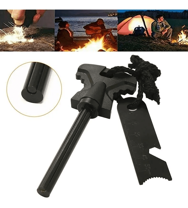 Pedernal silbato Supervivencia ECD8