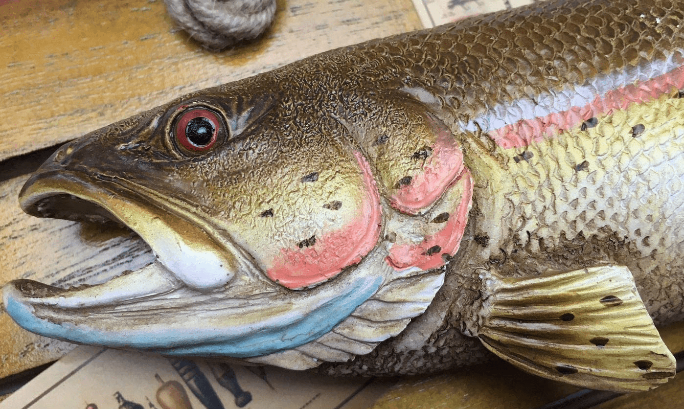 Colgador Perchero Pez Madera h-80