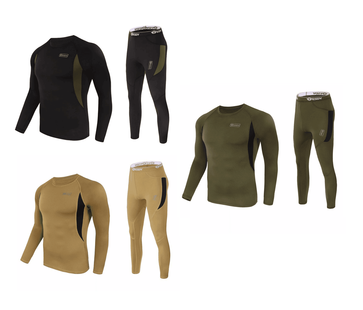 Conjunto Primera Capa Ropa Deportiva Buzo Hombre CCVP2