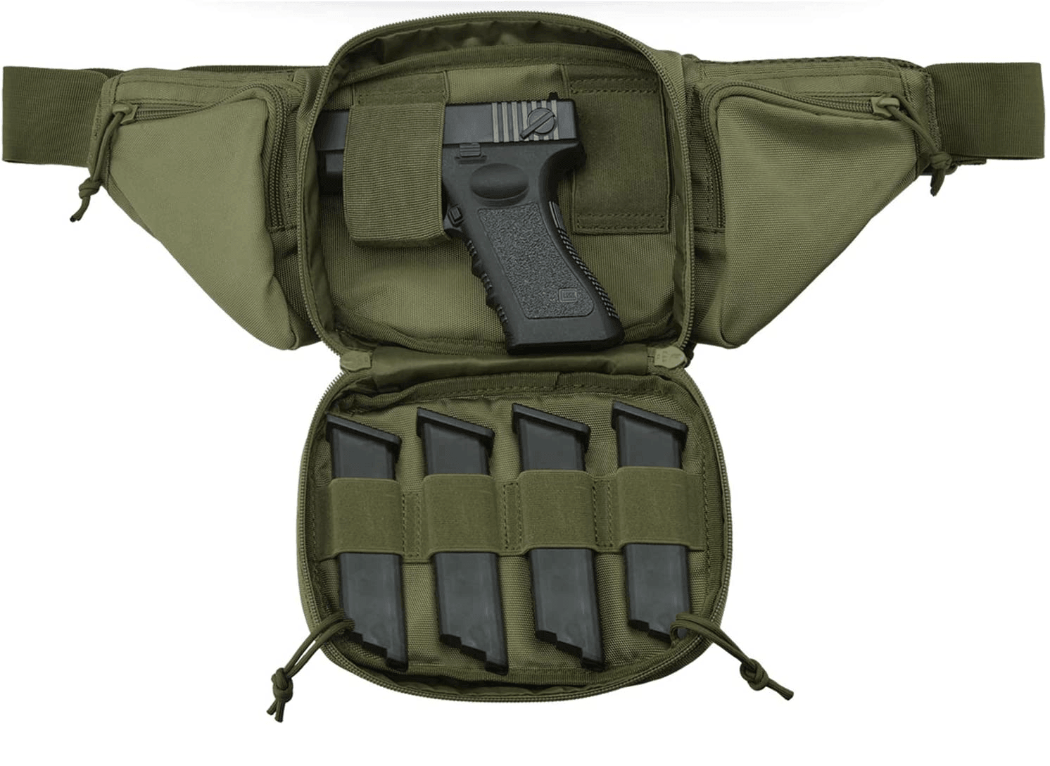 Riñonera Banano 7l Tactico Porta Pistola Airsoft Bt6