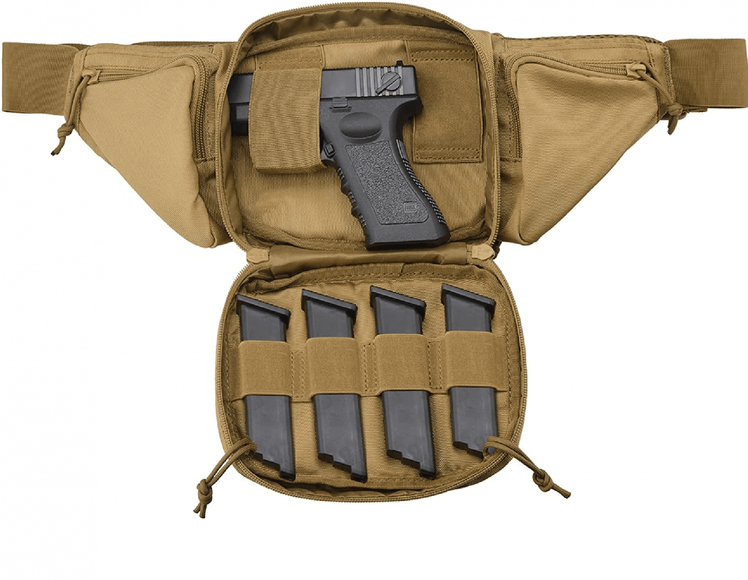 Riñonera Banano 7l Tactico Porta Pistola Airsoft Bt6