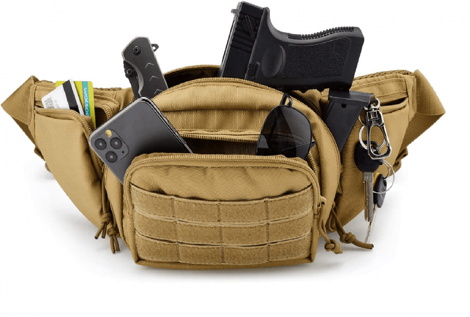 Riñonera Banano 7l Tactico Porta Pistola Airsoft Bt6