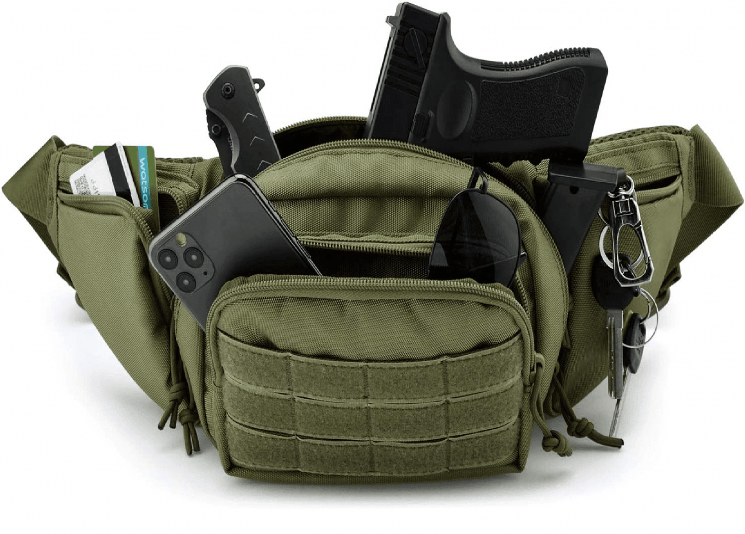 Riñonera Banano 7l Tactico Porta Pistola Airsoft Bt6