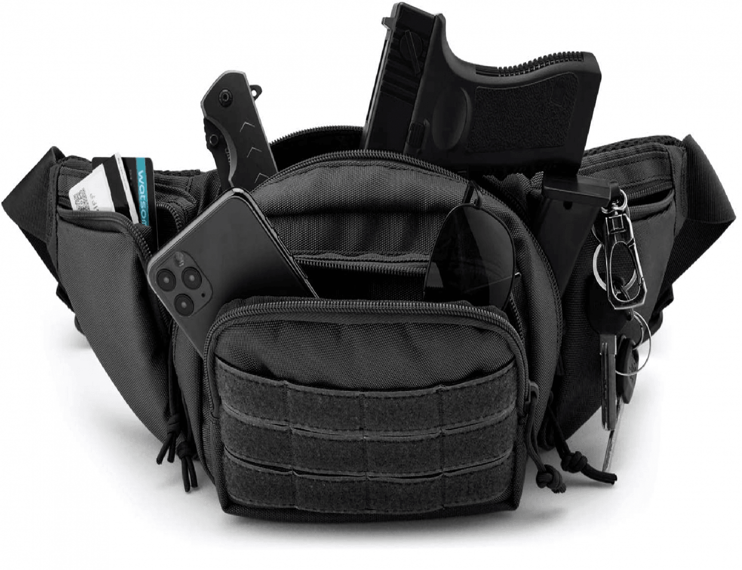 Riñonera Banano 7l Tactico Porta Pistola Airsoft Bt6