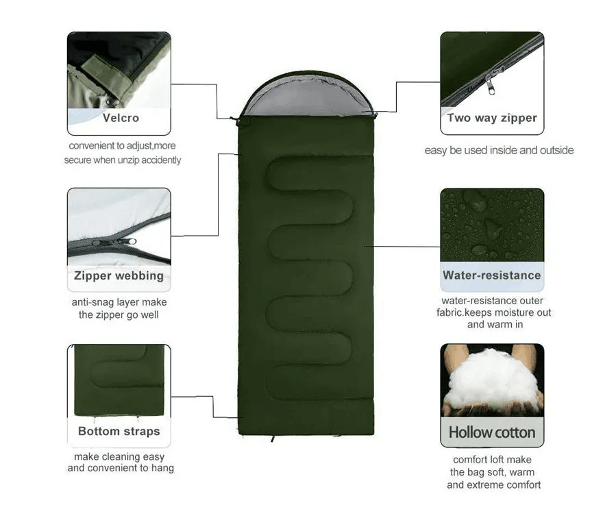 Saco Dormir temperatura minimas -10° Invierno SD2