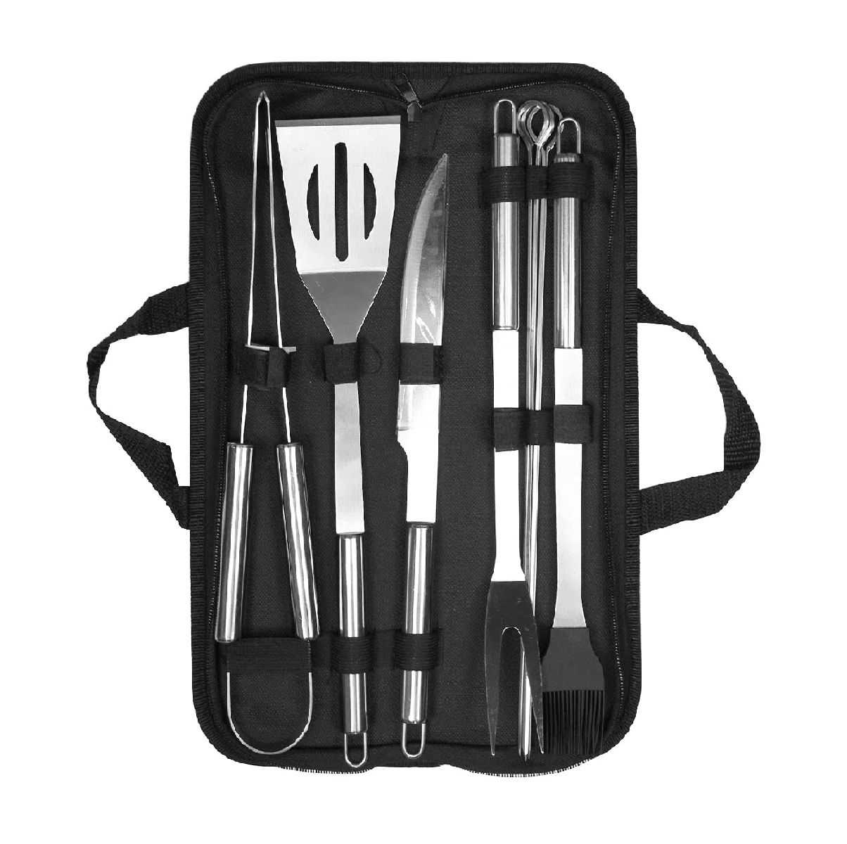 Set Utensilios Portatil Asado 9pz CT15
