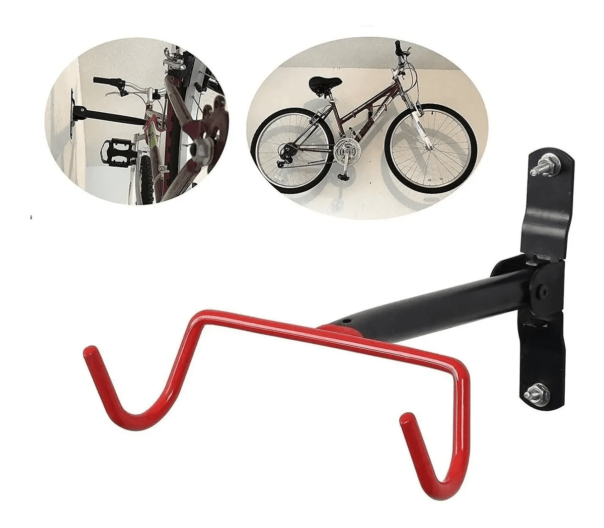 Pack 2 Soportes Colgador Horizontal Bicicleta SCT15