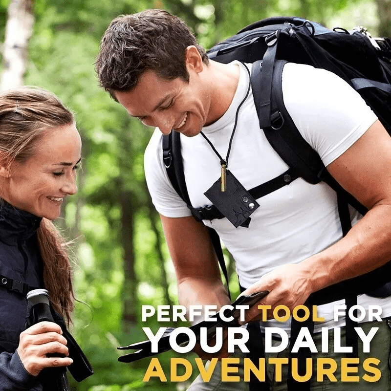 Tarjeta Supervivencia 16en1 Cuchillo Pedestal EDC1