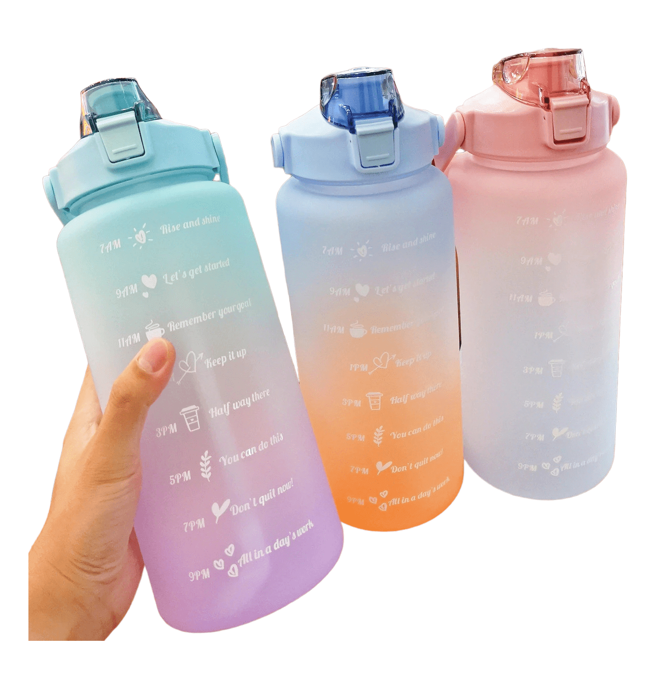 Termo Agua Deportivo 2L Motivacional TCB1