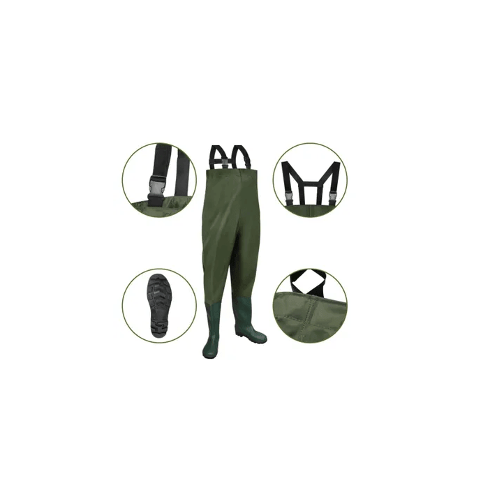 Waders Traje Pesca Botas Altas WD2