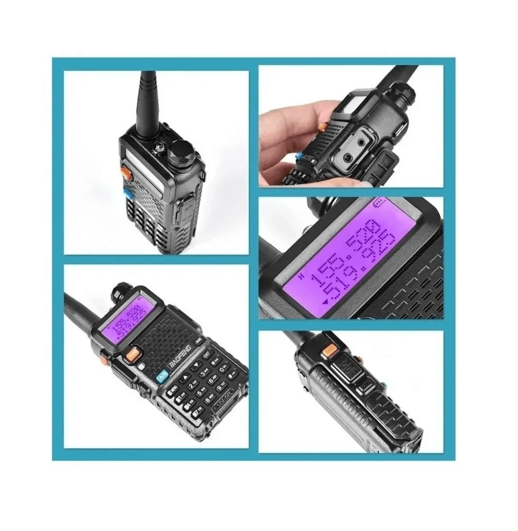 Radio Baofeng Uv-5r Dual Band Walkie-Talkie RWT3
