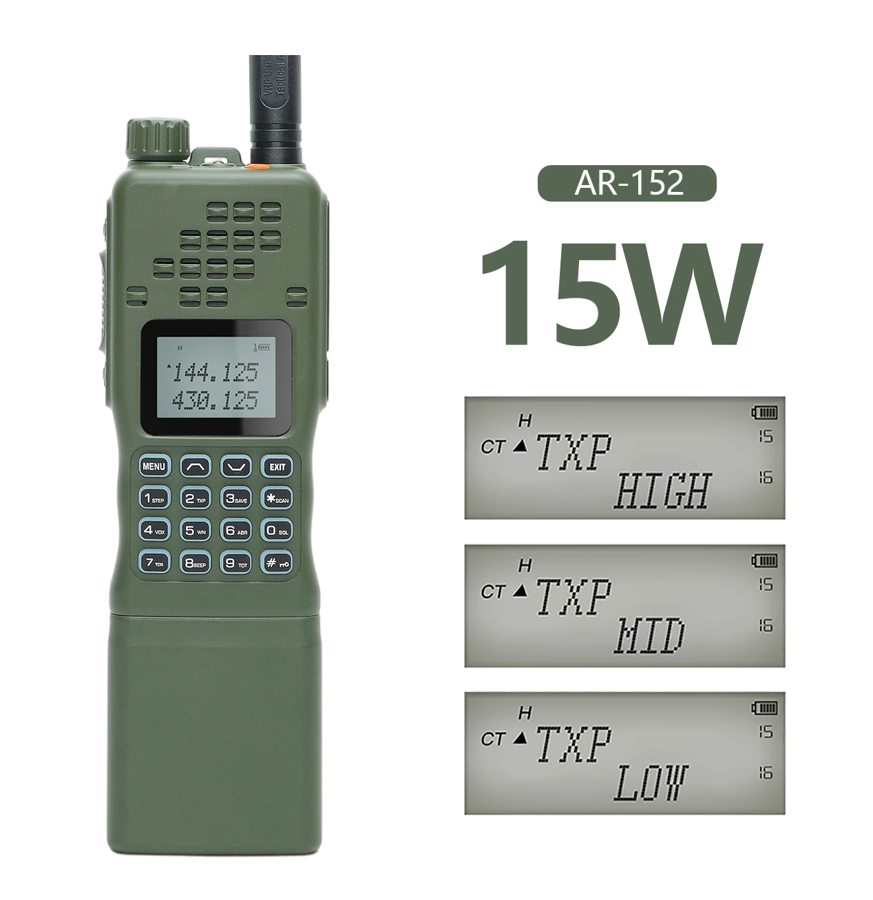 Radio Baofeng Bidireccional Largo Alcance AR152 RWT1