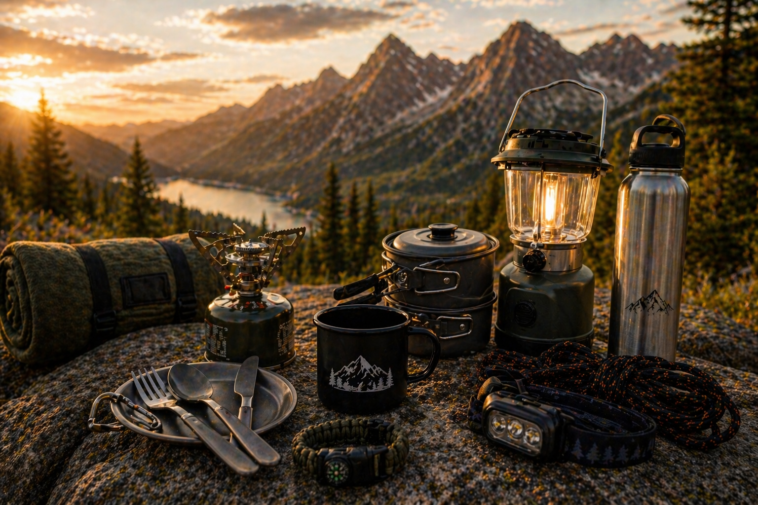 Accesorios de Camping (mantas, Colchonetas, Cocinillas,Cuerdas, Set de ollas ,Hamacas)