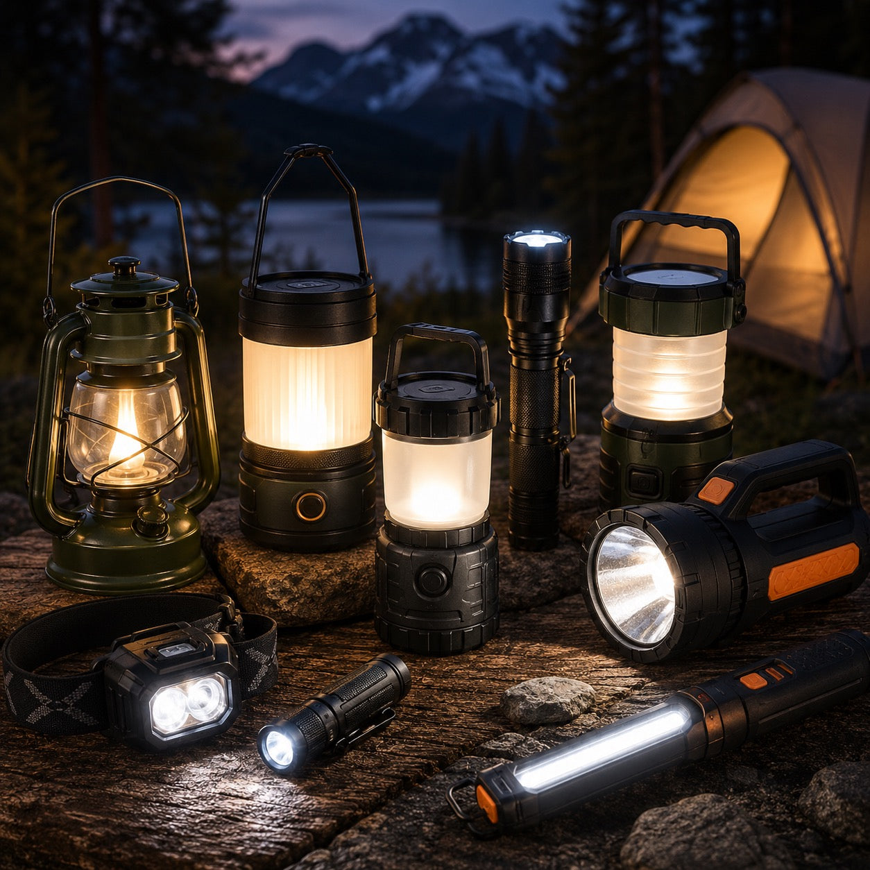 Linternas - Lampara de Camping Emergencia