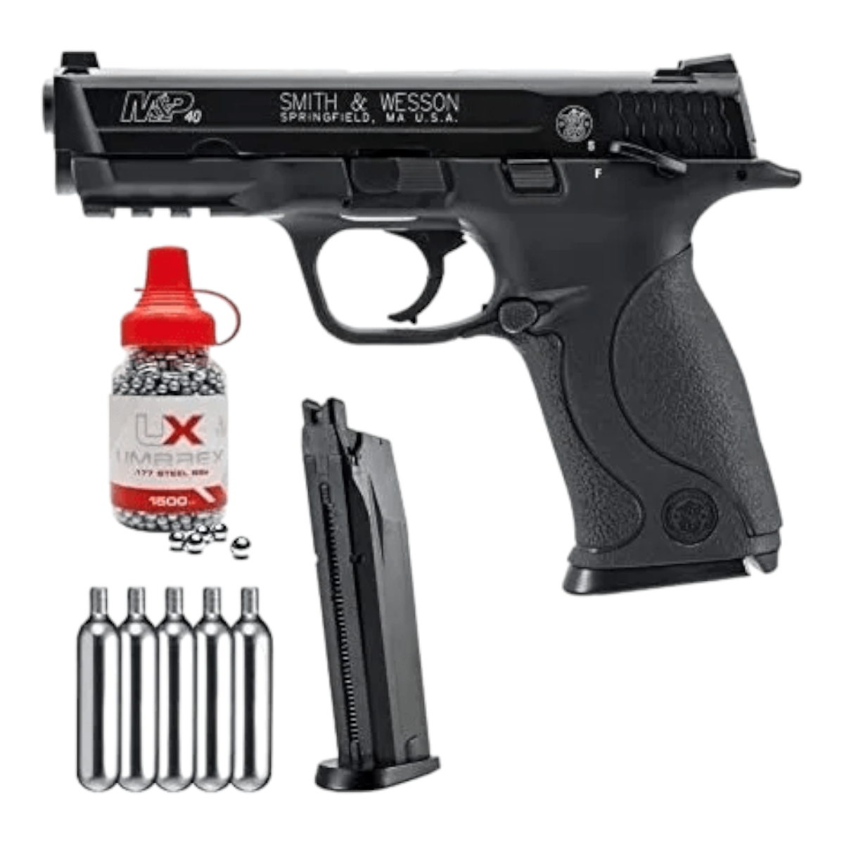 Smith & Wesson Mp40 Polimero +10co2+500balines ARC16