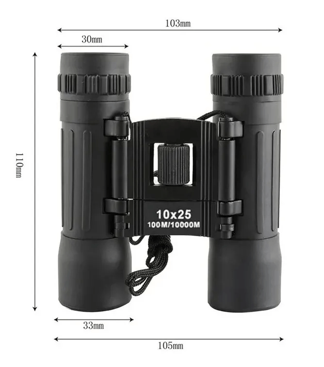 Binocular Profesional 10x25 Comet Prismatico BM6