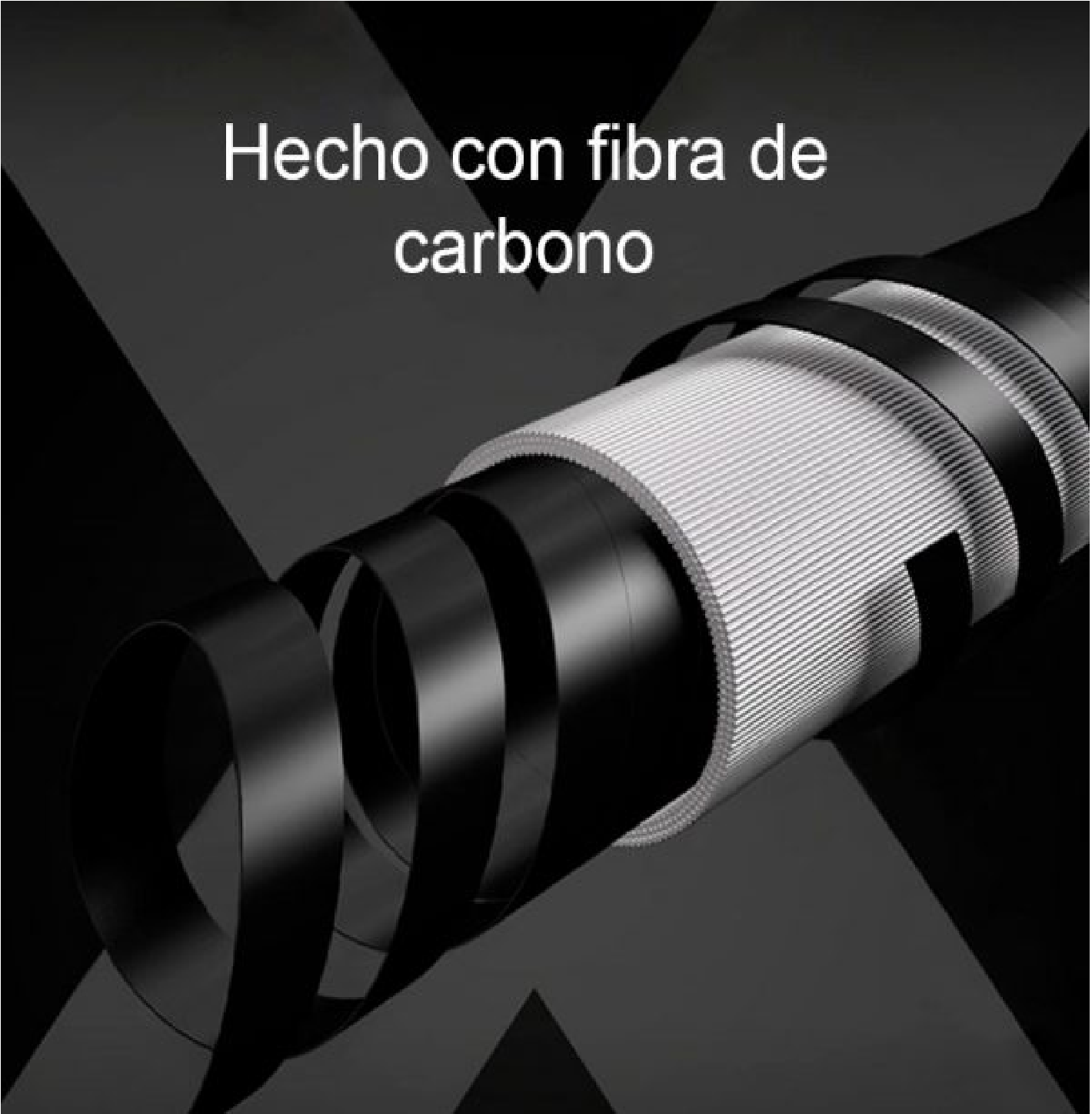 Caña pescar fibra carbono blanca 165cm CÑS30